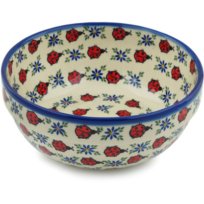 Polish Pottery Bowl 9&quot;