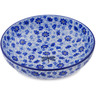 Polish Pottery Bowl 9&quot; Misty Dragonfly