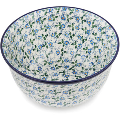 Polish Pottery Bowl 9&quot; Summer Wind