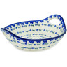 Polish Pottery Bowl with Handles 11&frac12;-inch Boo Boo Kitty Paws