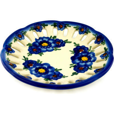 Polish Pottery Bowl with Holes 6&quot;