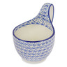 Polish Pottery Bowl with Loop-Handle 16 oz Bare Branches