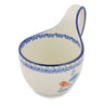 Polish Pottery Bowl with Loop-Handle 16 oz Beloved Blooms