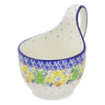 Polish Pottery Bowl with Loop-Handle 16 oz Bright Easter UNIKAT