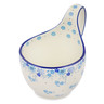 Polish Pottery Bowl with Loop-Handle 16 oz Bunny Buddies