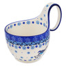 Polish Pottery Bowl with Loop-Handle 16 oz