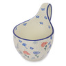 Polish Pottery Bowl with Loop-Handle 16 oz