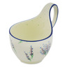 Polish Pottery Bowl with Loop-Handle 16 oz Lavish Lavender