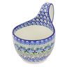 Polish Pottery Bowl with Loop-Handle 16 oz UNIKAT