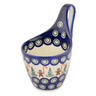 Polish Pottery Bowl with Loop-Handle 7"