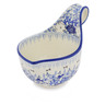 Polish Pottery Bowl with Loop-Handle 7" UNIKAT