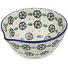 Polish Pottery Bowl with Spout 6&quot; Kickin&#039; It