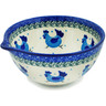 Polish Pottery Bowl with Spout 6&quot; Run Chicken Run