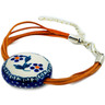 Polish Pottery Bracelet 11&quot; Happy Day