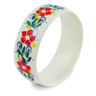 Polish Pottery Bracelet 2&quot; Summer Joy UNIKAT