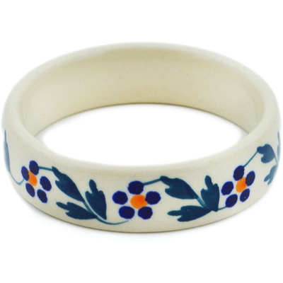 Polish Pottery Bracelet 3&quot; Mariposa Lily