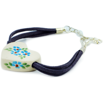 Polish Pottery Bracelet 9&quot; Daisies
