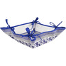 Polyester Bread Basket 8&quot; Elegant Bouquet