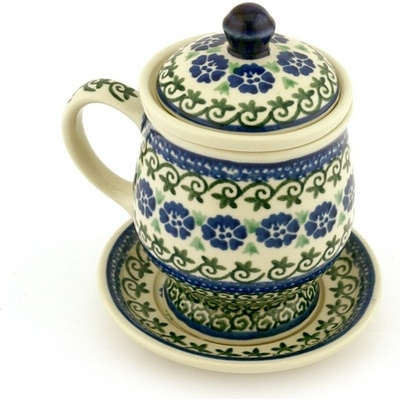 Polish Pottery Brewing Mug 10 oz Bayou Song