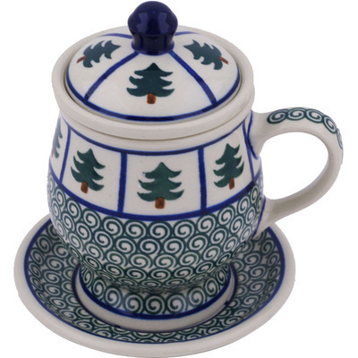 Polish Pottery Brewing Mug 10 oz