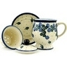 Polish Pottery Brewing Mug 10 oz Summer Blackberries