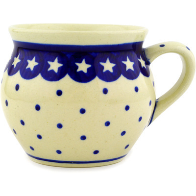 Polish Pottery Bubble Mug 10 oz Celestial Dreams