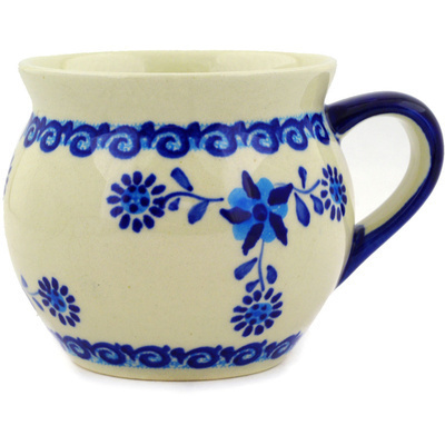 Polish Pottery Bubble Mug 10 oz Delicate Aster