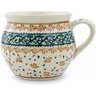 Polish Pottery Bubble Mug 10 oz Garden Gladiolus