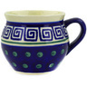 Polish Pottery Bubble Mug 10 oz Greek Key