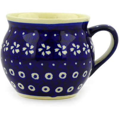 Polish Pottery Bubble Mug 10 oz Hawaiian Sky