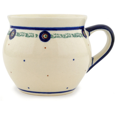 Polish Pottery Bubble Mug 10 oz Polka Dot Sprinkle