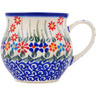 Polish Pottery Bubble Mug 12 oz Blissful Daisy