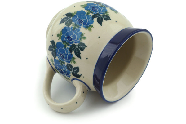 Blue Rose Polish Pottery Dots Egg Cup Set 
