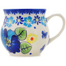 Polish Pottery Bubble Mug 12 oz Endless Summer UNIKAT