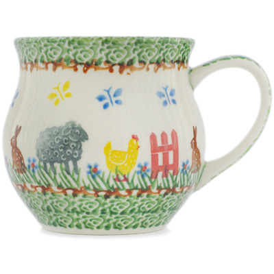 Polish Pottery Bubble Mug 12 oz