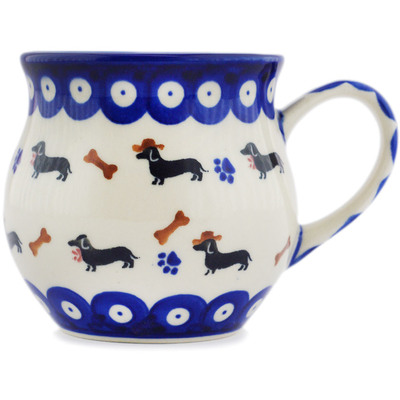 Polish Pottery Bubble Mug 12 oz