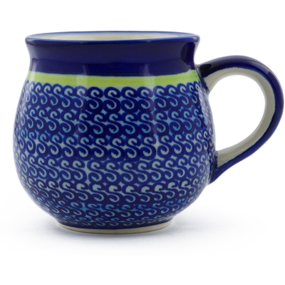 Polish Pottery Bubble Mug 12 oz Midnight Eclipse