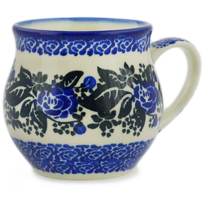 Polish Pottery Bubble Mug 12 oz Midnights