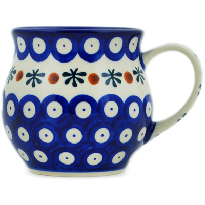 Polish Pottery Bubble Mug 12 oz Mosquito