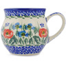Polish Pottery Bubble Mug 12 oz Open Fields