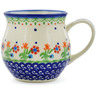 Polish Pottery Bubble Mug 12 oz Spring Flowers