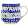 Polish Pottery Bubble Mug 12 oz Sweet Day
