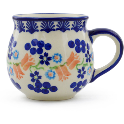 Polish Pottery Bubble Mug 12 oz Tulip Berries