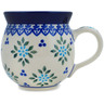 Polish Pottery Bubble Mug 12oz Aster Dots