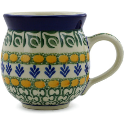 Polish Pottery Bubble Mug 12oz Autumn Weatfields