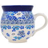 Polish Pottery Bubble Mug 12oz Blossom Breeze UNIKAT
