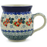 Polish Pottery Bubble Mug 12oz Budding Blossom