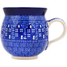 Polish Pottery Bubble Mug 12oz City At Night UNIKAT