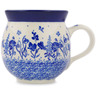 Polish Pottery Bubble Mug 12oz Cobalt Life