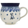 Polish Pottery Bubble Mug 12oz Dalmatian Delight